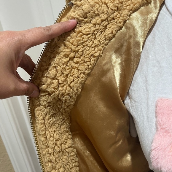 FOREVER 21 TEDDY BEAR VARSITY STYLE JACKET - Picture 6 of 8